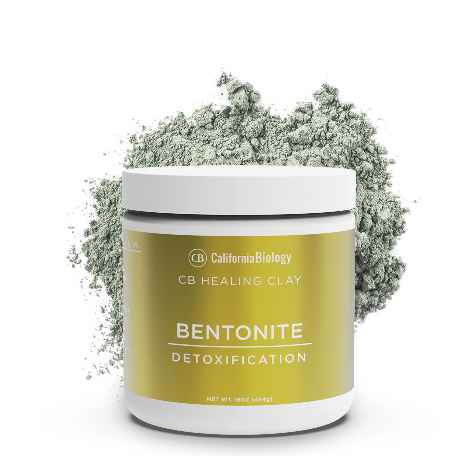 Bentonite Clay Mask 16 oz Jar | California Biology
