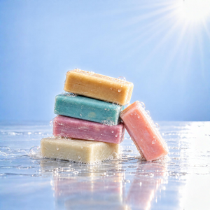 stack of mineral soap